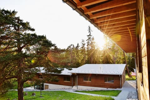 Property building, Garden view, Mountain view, Sunset