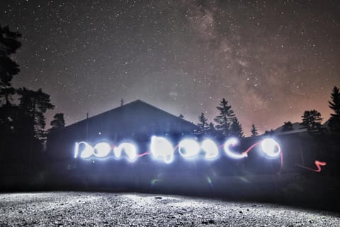 Property building, Night, On site