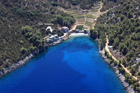 Property building, Natural landscape, Bird's eye view, Beach, Sea view