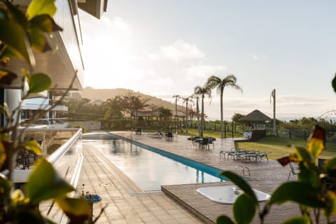 Swimming pool, Swimming pool, Sunset