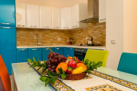 Kitchen or kitchenette, stove, kitchen