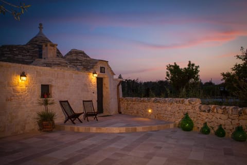 Property building, Patio, Facade/entrance, Sunset