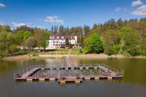Property building, Natural landscape, Lake view