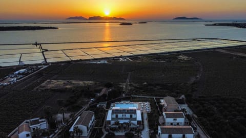 Natural landscape, Bird's eye view, Sunset