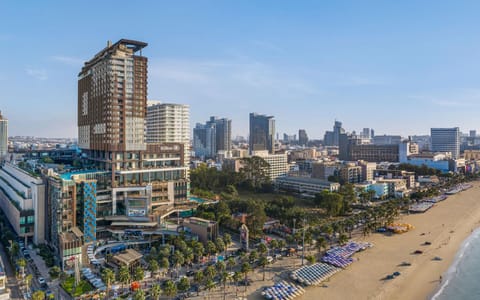 Property building, Bird's eye view, Beach