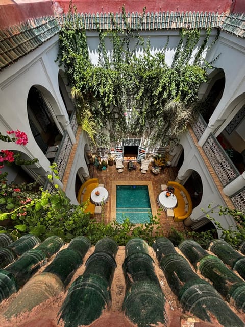 Patio, Pool view