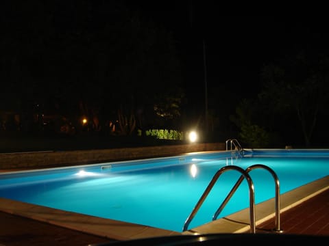Night, Swimming pool, Swimming pool