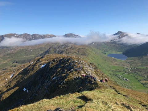 Natural landscape, Hiking, Mountain view