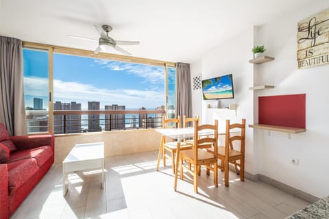 TV and multimedia, View (from property/room), Living room, Dining area, Sea view, fireplace