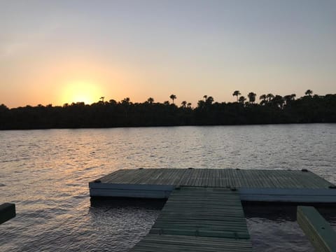 River view, Sunset