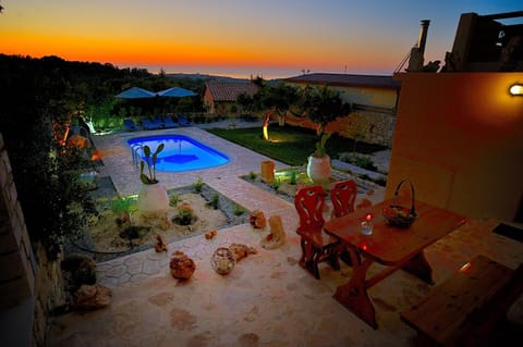 Summer, Garden, View (from property/room), Sea view, Swimming pool, Sunset