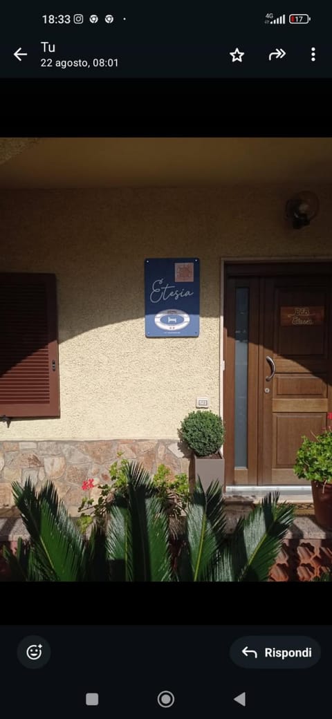 Etesia Bed and Breakfast in Olbia