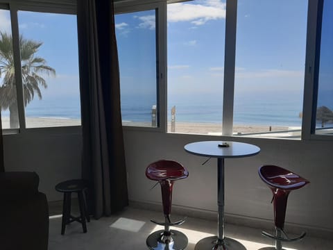 Living room, Seating area, Sea view