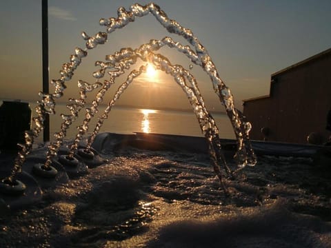 Hot Tub, Sunset