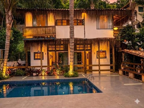 Property building, Patio, Day, Garden, Garden view, Pool view, Swimming pool, sunbed