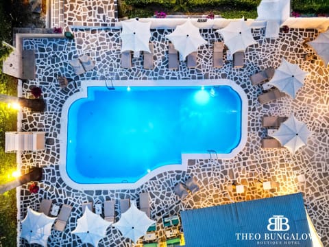 Bird's eye view, Pool view, sunbed