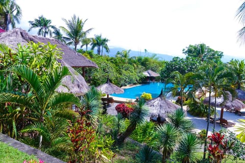 Decorative detail, Garden view, Landmark view, Pool view