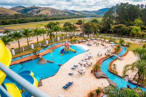 Day, Natural landscape, Aqua park, Aqua park, Mountain view, Swimming pool