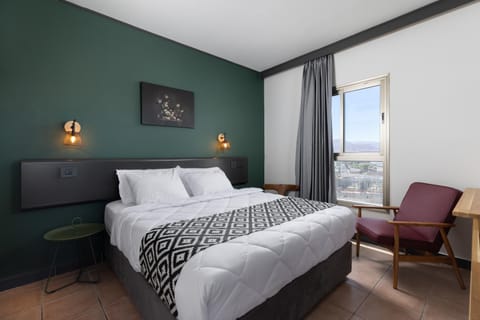 Bed, Bedroom, Sea view