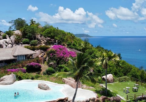 Natural landscape, Pool view, Swimming pool, sunbed