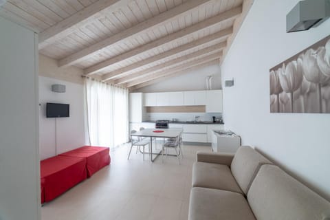 Kitchen or kitchenette, Living room, Dining area