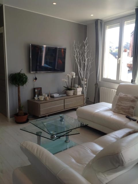 Appartement Standing 40 mètres Plage Terrasse et Garage avec wifi House in Brittany