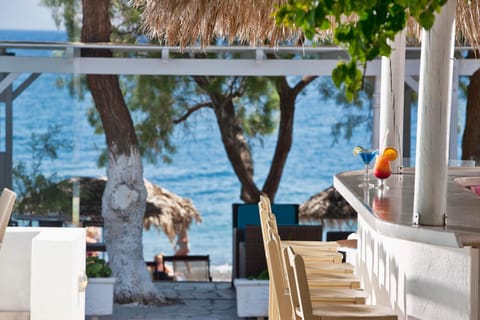 Patio, Nearby landmark, Day, View (from property/room), Decorative detail, Beach, Beach, On site, Sea view, Alcoholic drinks