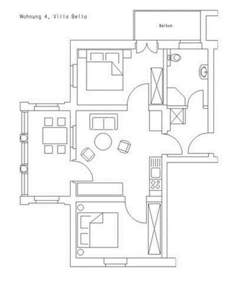 Villa Bella Fw 4 Mit Meerblick 1 Villa in Heringsdorf
