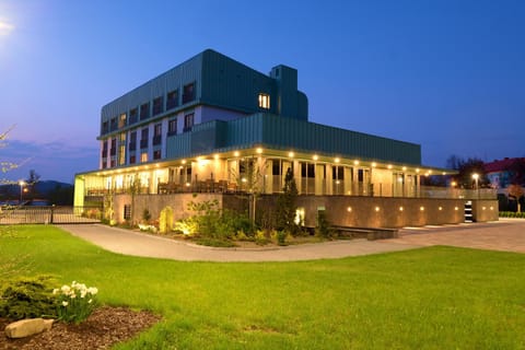 Property building, Location, Sunset