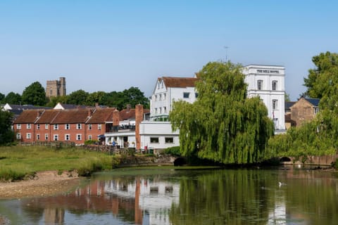 Property building, Natural landscape, River view