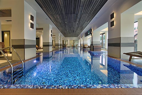 Property logo or sign, Hot Spring Bath, Hot Tub, Massage, Steam room, Lounge or bar, Spa and wellness centre/facilities, Fitness centre/facilities, Decorative detail, Pool view, Swimming pool, Swimming pool, Sports, Drinks, Non alcoholic drinks