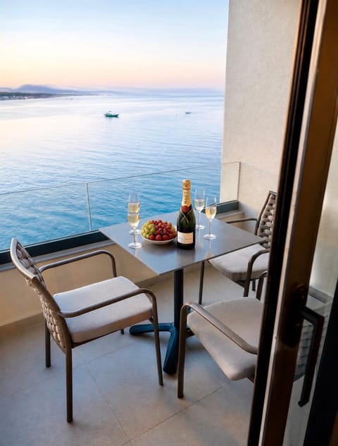 Natural landscape, Seating area, Sea view