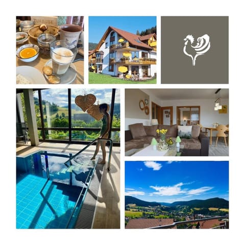 Property building, Balcony/Terrace, Food and drinks, Dining area, Food, Pool view