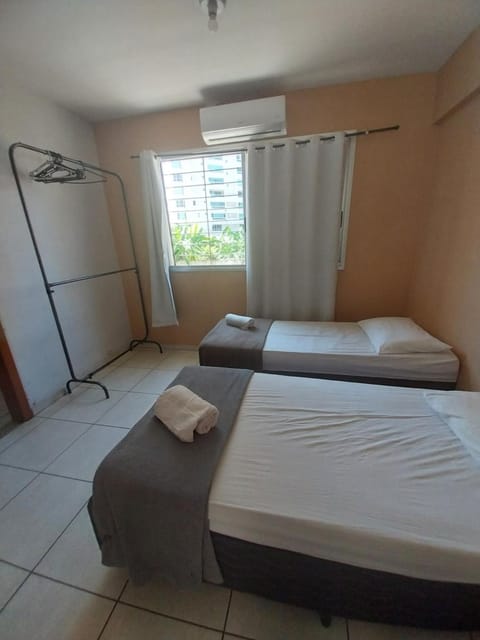 Photo of the whole room, Bedroom, towels