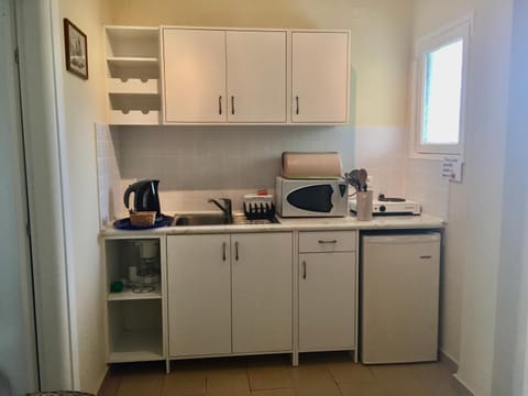 Coffee/tea facilities, Kitchen or kitchenette, minibar, stove