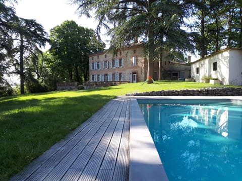 Natural landscape, Garden, Pool view