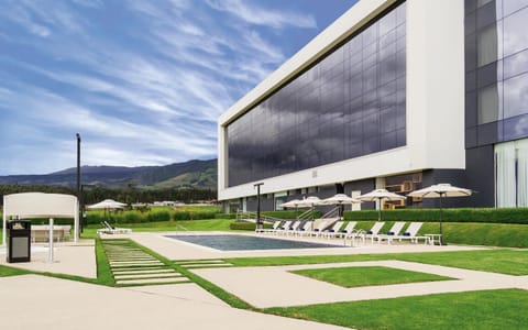 Property building, Day, Natural landscape, Mountain view, Swimming pool