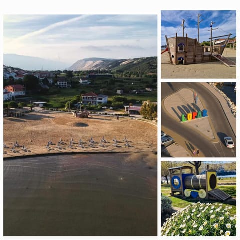 Apartman Dragan i Slavica 200 m od plaže s terasom Apartment in Lopar