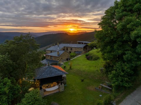 Garden, Garden view, Sunset