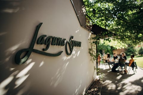 Patio, Property logo or sign