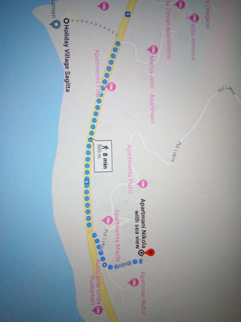 Seaview Apartments Nikola Apartment in Put Lokve