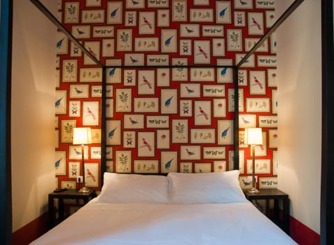 Bed, Decorative detail, Bedroom