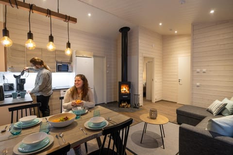 People, Kitchen or kitchenette, Living room, Photo of the whole room, Decorative detail, Dining area