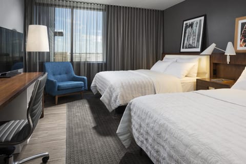 Bed, Seating area, Bedroom