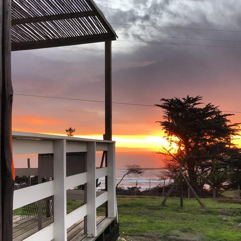 Natural landscape, Sea view, Sunset