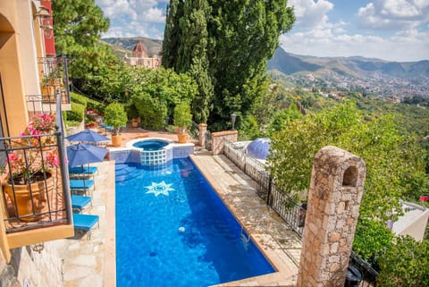 Nearby landmark, Natural landscape, City view, Mountain view, Swimming pool