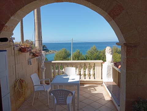 Patio, Day, Natural landscape, View (from property/room), Balcony/Terrace, Sea view