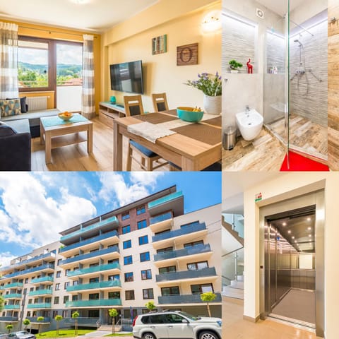 Facade/entrance, Bathroom, Living room, Dining area