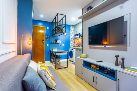 TV and multimedia, Kitchen or kitchenette, Living room, Decorative detail, minibar, washing machine, dryer