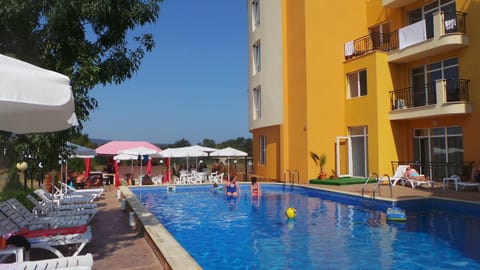 Patio, Garden, Swimming pool